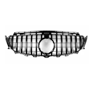 Pour Mercedes Benz Classe E W213 E200 E250 E300 E43 2016 2017-2020 : Calandre avant de style, grille supérieure de remplacement pour capot, grille de course - Product Image 6
