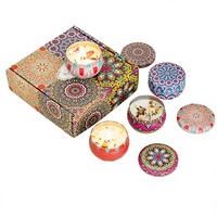 DIY Sojawachs Ins-Style Becherförmige Halbhandgemachte Aromatherapie-Kerze 4-teiliges Geschenkset Romantisch für Zuhause Paare Pflanzenbasiert