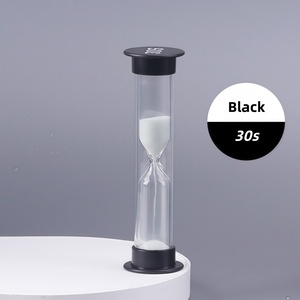 Modern Çevre Dostu Taşınabilir Hafif Kum Saati 10 Saniye ABS Cam El Yapımı Dayanıklı Silindirik Promosyon Hediyesi - Product Image 3