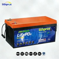 Batterie à décharge profonde haute performance 24V 300AH Grade A LiFePO4 pour voiturette de golf avec bus CAN et connecteur Anderson, 6000+ cycles, CE RoHS IP67, OEM ODM