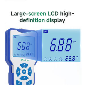 PH-mètre WISDOM PHM-W-611 Grand écran LCD Microprocesseur intégré PH-mètre portable - Product Image 4