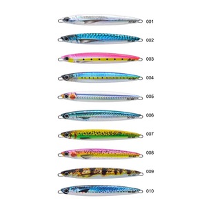 Esca Artificiale <span class=keywords><strong>Jig</strong></span> in Metallo con Stampa 3D UV Luminosa da 40g/60g/80g/100g che Simula un Pesce, per Jigging a Caduta Lenta - Product Image 6