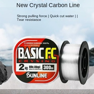 Japon Sangase <span class=keywords><strong>BASIC</strong></span> FC Aranda ligne 300m sous-avant en Fiber de carbone flottant ligne de pêche en Nylon - Product Image 2