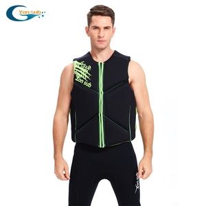 <span class=keywords><strong>Gilet</strong></span> de sauvetage épais à haute flottabilité en EPESBR pour adultes, grande taille, pour la pêche, les jet-skis, le ski nautique, résistant aux chocs, sans manches - Product Image 3