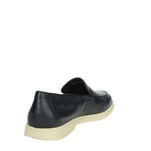Mocassins pour homme 32P0 en cuir marron, chaussures décontractées confortables à enfiler - Product Image 3