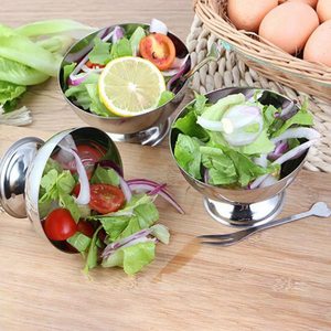 Tigela de Aço Inoxidável para Sorvete e Sobremesa, Taças Metálicas para Pudim, Suporte para Salada, Parfait, Lanche, Frutas e Doces - Product Image 2