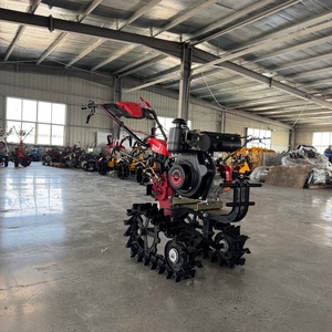 Mini-<span class=keywords><strong>motoculteur</strong></span> à double chaîne diesel <span class=keywords><strong>ou</strong></span> essence pour ferme - Product Image 4