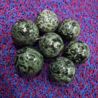 Sphère de cristal de jaspe Kambaba incroyable |   Boules de Kambaba vertes polies |   Sphère de pierre précieuse en jaspe crocodile, faite à la main, Feng Shui pour la maison