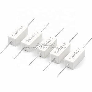 Résistance de puissance en ciment céramique d'origine SQP <span class=keywords><strong>5</strong></span> W 5w1rj 5w3r3j 5w10rj 5wr22j 5w47rj 5w220rj 5w330rj Ohm résistance au ciment de <span class=keywords><strong>5</strong></span> watts - Product Image 1
