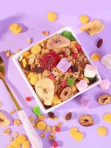 <span class=keywords><strong>Mei</strong></span> zhou <span class=keywords><strong>shi</strong></span> ke400g flocons d'avoine yaourt fruits cuits au four flocons d'avoine instantanés - Product Image 5