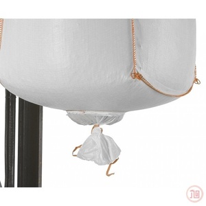 Capacité de préchargement de 1 tonne Sac Jumbo 1000kg Sac en vrac Bec de décharge PP Matière plastique 90x90x90cm Dimensions Sacs FIBC de grande tonne - Product Image 2