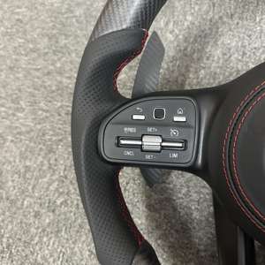 Volant en fibre de carbone LED pour Mercedes Benz <span class=keywords><strong>AMG</strong></span> W204 W205 W211 W203 W212 W176 W213 W206 W207 W463 W464 W465 G500 G63 E63 - Product Image 2