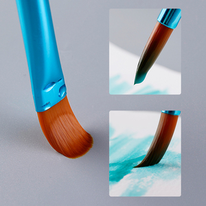 Xin Bowen HB-3439 Ensemble de 4 pinceaux de qualité en nylon avec manche en bois de <span class=keywords><strong>bouleau</strong></span> pour artistes, peinture acrylique, huile, aquarelle, pigment - Product Image 6
