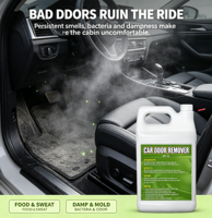 Purificateur d'air pour voiture 4L, désodorisant, éliminateur d'odeurs de fumée pour l'intérieur de la voiture, spray antibactérien, grand flacon de recharge