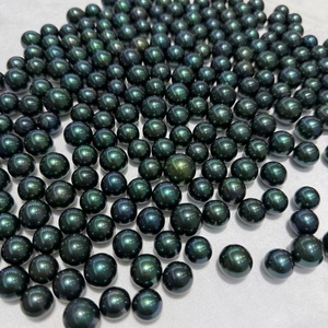 Venta al por mayor 13-18mm gran tamaño teñido Pavo Real Color perlas de agua dulce Edison calidad AAAAA para la fabricación de joyas perlas sueltas - Product Image 2
