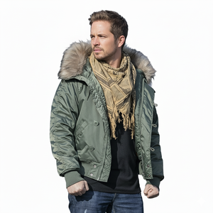 Chaqueta Táctica S.archon N2B Resistente al Frío Polar para Hombre, Otoño/Invierno, Cálida, Corta, con Capucha, Gruesa, para Exteriores - Product Image 5