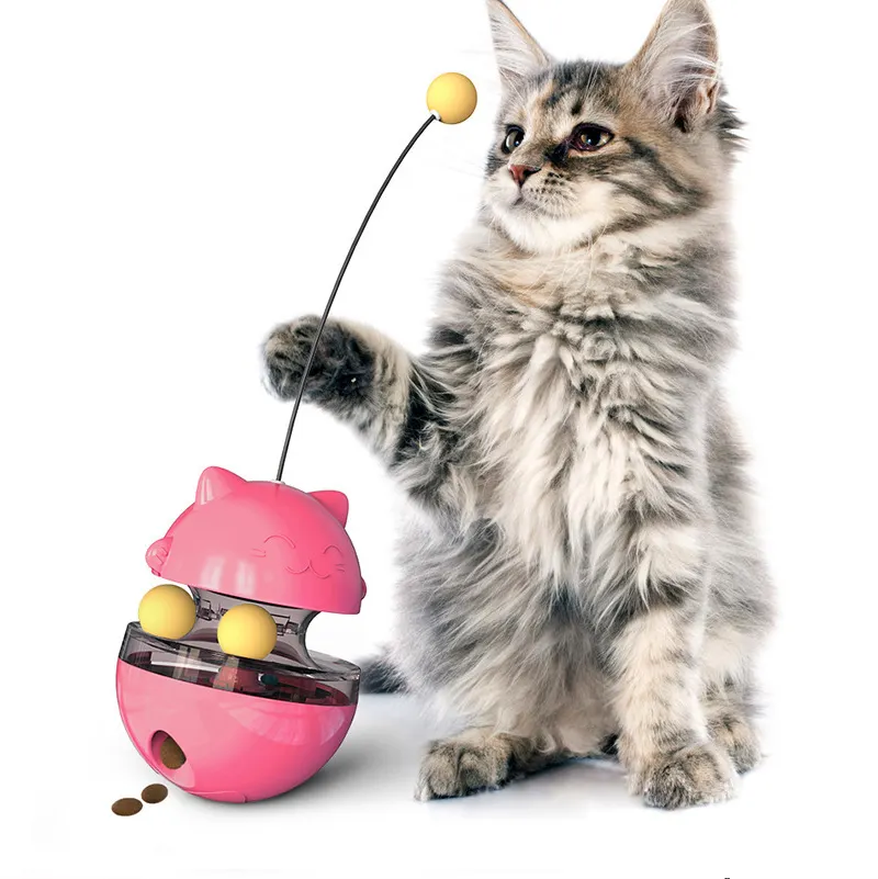 Novidade em suprimentos interativos para animais de estimação, bolas divertidas e interativas para gatos, brinquedo de erva de gato