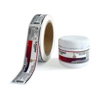 Rouleaux d'étiquettes personnalisées avec impression de logo, impression d'emballages pour soins de la peau, étiquettes autocollantes