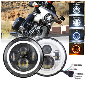 Precio barato Led luz de trabajo ángulo ojo 7 ''Led faro punto Sae-motocicleta en Faro de motocicleta - Product Image 1
