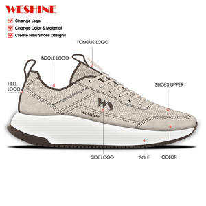 Weshine chaussures de <span class=keywords><strong>basket</strong></span>-ball originales chaussures de <span class=keywords><strong>basket</strong></span>-ball d'occasion en plein air baskets montantes à lacets chaussures de football Airsoom - Product Image 1