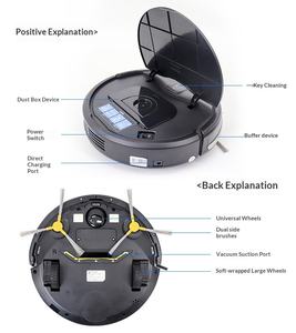 Robot Aspirador Inteligente 3 en 1, Totalmente Automático, Función de Barrido, Aspirado y Mopa, Control por Voz, Control Remoto por Aplicación, Limpiador para el Hogar - Product Image 6