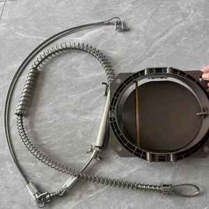 Pièges extérieurs pour la lutte contre les rongeurs et la protection des cultures ; Piège à ressort en acier inoxydable avec plaque de déclenchement de 9 pouces, forte traction, respectueux de l'environnement - Product Image 2