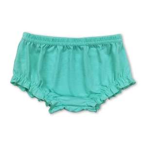 Nuevos pantalones cortos de verano con volantes para niñas, cubrepañales de color liso para bebés, shorts de boutique para niños - Product Image 6