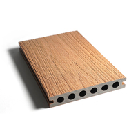 Planches de terrasse en WPC imperméables, ignifuges, design moderne, revêtement de sol extérieur pour usage en jardin
