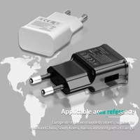 CE usb dc 5v 1a mural chargeur 110v 220v 230v 240v sortie prise UE 5V 1000mA USB chargeur adaptateur secteur