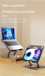 Soporte para Laptop Modelo 37, el Más Vendido, Refrigerante, Giratorio y Plegable, Apto para Estantes de Almacenamiento de Oficina - Product Image 6
