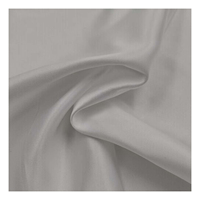100% Polyester imité soie sergé Satin tissu 50D * 75D mat séchage rapide mèche teint respirant doublure Textiles de maison filles sac