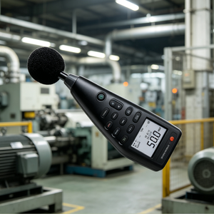 Sonometre Testo 816-1, testeur de bruit portable en décibels 30-130 dB avec enregistrement des données et écran LCD rétroéclairé - Product Image 4