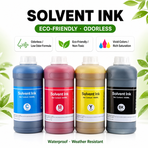 Encre sans obstruction, inodore, à base de solvant, 25pl 30pl 35pl 42pl, universelle pour têtes d'impression Konica, pour affichage publicitaire extérieur - Product Image 1