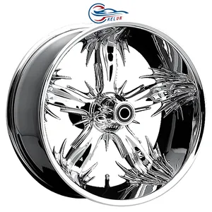 6x139.7 5x127bolt Pattern Pickup & Suv Wheels All Chrome Forged Wheels 22*12 24x14 Inch Custom Aluminum Rims Truck 4 PCS CN;HEN