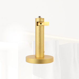 Tringle à rideaux KYOK moderne dorée avec embouts cylindriques, design antirouille pour la décoration intérieure - Product Image 5