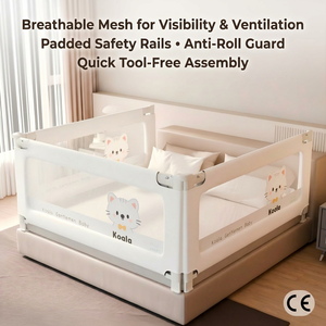 Barrière <span class=keywords><strong>de</strong></span> <span class=keywords><strong>lit</strong></span> anti-chute respirante pour bébés et tout-petits, clôture <span class=keywords><strong>de</strong></span> sécurité pour berceau, barrière <span class=keywords><strong>de</strong></span> jeu pour enfants, parc <span class=keywords><strong>de</strong></span> jeu - Product Image 6
