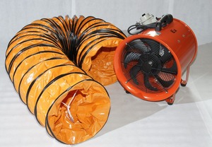Ventilateur industriel portatif d'extracteur d'air de 8 "12" 14 "16" 18 "20" 24 "pouces avec des ventilateurs de tuyau de conduit de 5m - Product Image 3