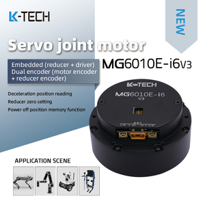 Moteur servo DC MG6010 5Nm avec réducteur planétaire Rapport <span class=keywords><strong>6</strong></span>:1 pour articulation de <span class=keywords><strong>robot</strong></span> Moteur de <span class=keywords><strong>robot</strong></span> portable - Product Image 2