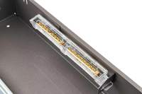 Unidad de Distribución de Energía Metálica de 12 Vías para Montaje en Pared Interior, Tablero de Distribución Eléctrica