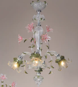 Lampadario in Vetro Soffiato a <span class=keywords><strong>Mano</strong></span> Stile Murano Personalizzato per Villa, Hotel, Soggiorno e Sala da Pranzo - Product Image 2