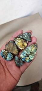 Pierres de Labradorite Druzy de forme mixte, best-seller 2025, pour la fabrication de bijoux, prix de gros - Product Image 4