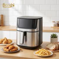 Four à vapeur numérique RONCHI 1700W couleur argent moderne 7/8L avec surface antiadhésive pour la vente en gros
