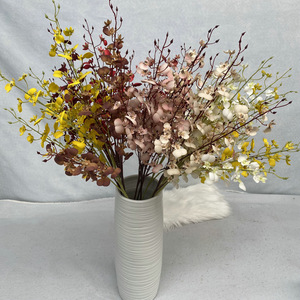 Fleur artificielle d'orchidée coquillage dansante, 30cm-100cm, bouquet décoratif pour ornement de salon - Product Image 2