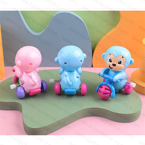 Juguete de Cuerda de Mono Ciclista Divertido, Animal Salvaje de Cuerda, con Ruedas, Barato, Regalo para Niños, para Circo, Parque de Atracciones, Zoológico - Product Image 2