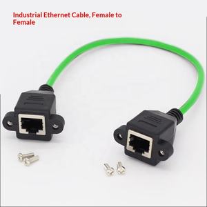 Промышленный гигабитный сетевой кабель-удлинитель RJ45 (гнездо-гнездо) из бескислородной меди, витая пара, для промышленных объектов - Product Image 2