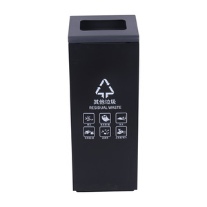 stainless steel classified garbage recycle bin recycle dustbin