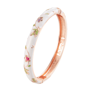 Pulsera de Moda con Diseño de Flores en Oro <span class=keywords><strong>Rosa</strong></span> <span class=keywords><strong>Pastel</strong></span> Clásico, Joyería Personalizable para Niñas, Venta al por Mayor QH - Product Image 2