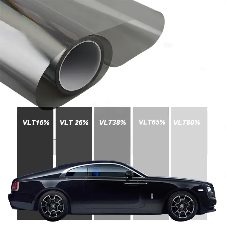 Nkoda Topkwaliteit Ultra Hd Raam Hittebestendige Isolatie Auto 35% Vlt Auto Gepolariseerde Zonne-Nano Keramische Auto Getinte Film