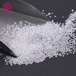 Melee Lab Grown Diamant DEF VVS Kleine Ronde Briljantgeslepen Diamant 0,8 mm 1 mm 1,5 mm 1,7 mm 2 mm 3 mm Lab Diamant voor Pavé Sieraden - Product Image 1