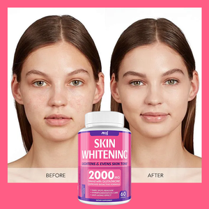 Suplemento blanqueador de piel OEM 60 cápsulas 2000mcg L-glutatión cápsulas - Product Image 6